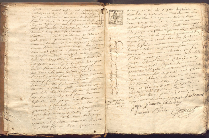 1er prairial an VI-6 fructidor an VIII