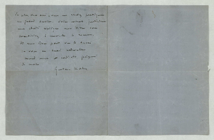 LAS le remerciant pour son article.