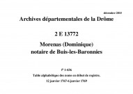 12 janvier 1767-6 janvier 1769