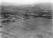 Vue aérienne de l'aérodrome.