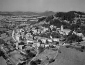 La Bégude-de-Mazenc. - Vue aérienne de l'ancien village Châteauneuf-de-Mazenc.