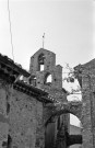 Rousset-les-Vignes.- Le clocher de l'église Saint-Mayeul.