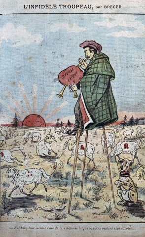 Caricatures.- Extrait du Journal "Le Pèlerin".