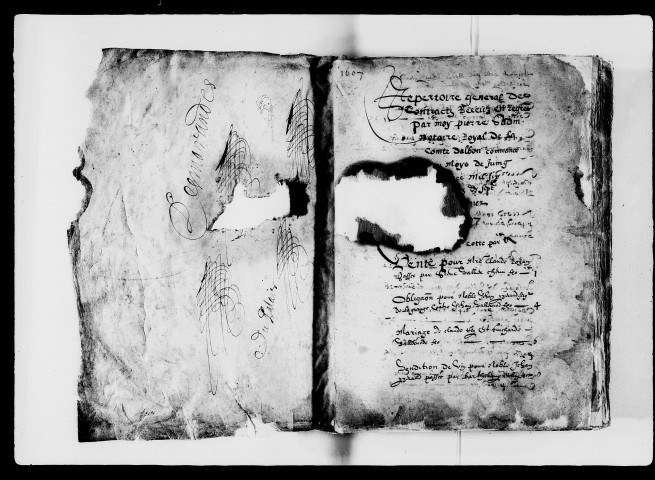 Répertoire général (6 juin 1607-18 novembre 1651).