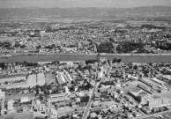 Valence.- Vue aérienne de la ville et des Granges en Ardèche