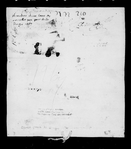 Donation par Ponce de Roche, Aymara sa femme pour Bernard Flaviol, moine de Notre-Dame de Léoncel.