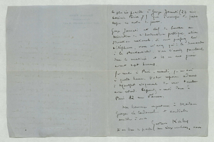 LAS lui demandant s'il a reçu ses lettres pour rédiger un article.