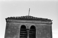 Chantemerle-lès-Blés.- Détail du clocher de l'église Notre-Dame.