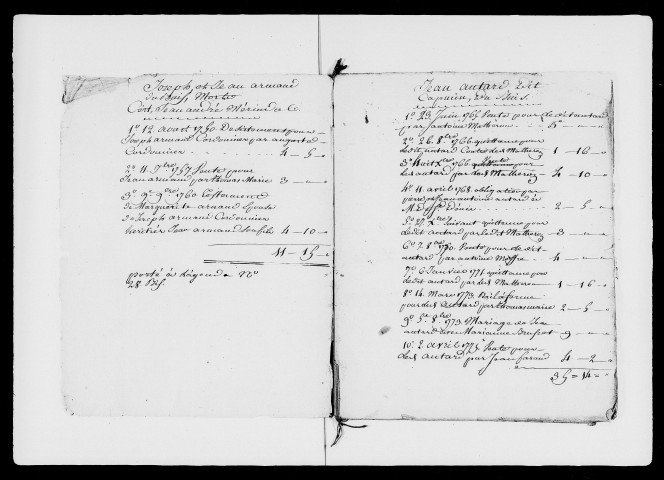 Répertoire général (1743-1781).