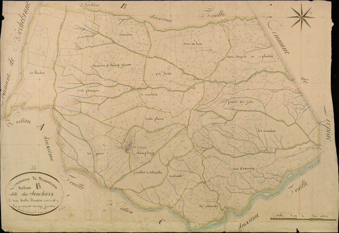 Section B1, les Jonchiers.