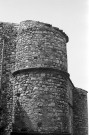 Rousset-les-Vignes. - La tour nord-est du château en mai 1979.