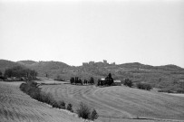 Rochefort-en-Valdaine.- Vue panoramique du château, site classé.