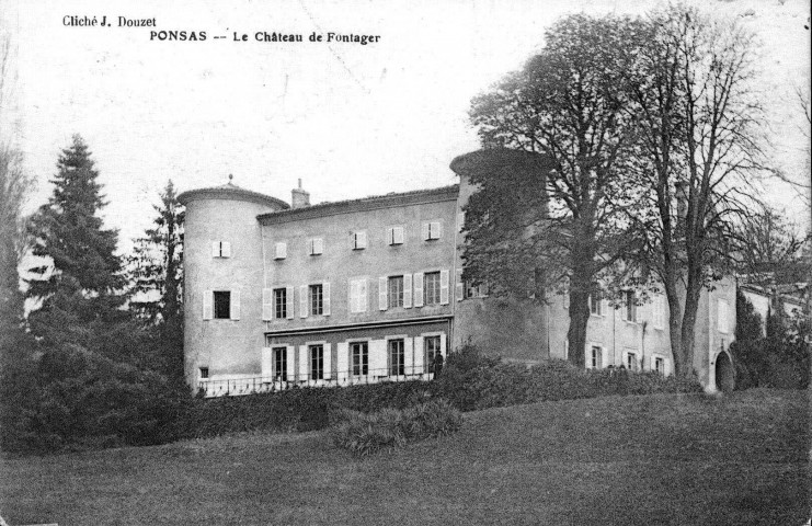 Le château de Fontager.