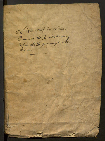 2 nivôse-3e jour complémentaire an IX