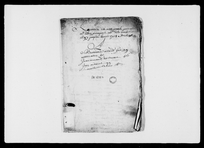 25 mars 1697-28 mai 1708