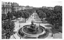 Le boulevard Maurice Clerc et la fontaine (1887).
