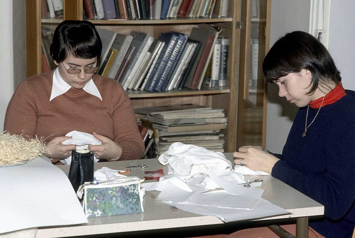 Valence.- Salle d'études de l'école Normale d'Institutrices rue Maurice Faure.