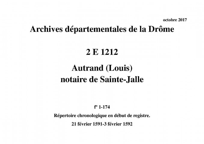 21 février 1591-3 février 1592