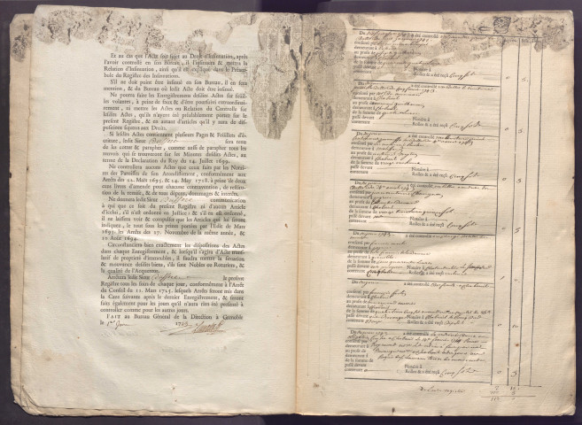 17 novembre 1743-20 novembre 1744