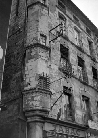 Romans-sur-Isère.- Façade d'une maison.