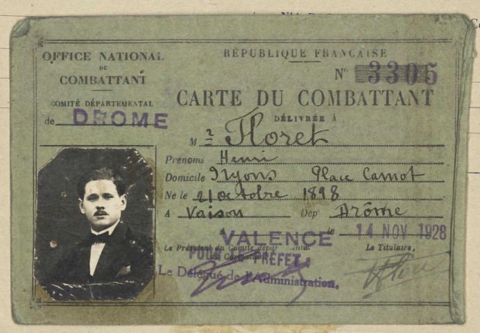 Floret, Henri Marius