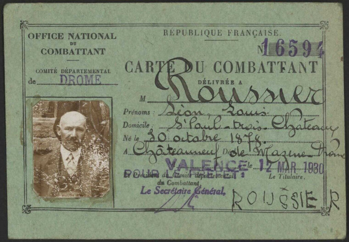 Roussier, Léon Louis