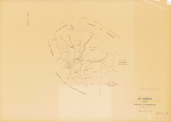 Tableau d'assemblage. 1968.