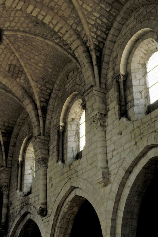 Léoncel.- La nef de l'abbaye.