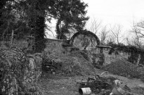 Peyrins.- La fontaine sud du château de Sallmard.