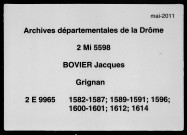 1er janvier 1582-6 août 1614