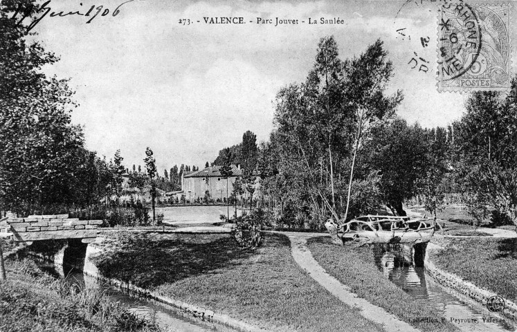 Vue du parc Jouvet.