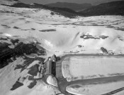 Bouvante.- Vue aérienne de la station de ski Font-d'Urle.