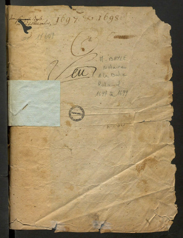 10 octobre 1697-17 décembre 1698