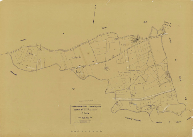 B1, Fond de Barral. 1933.