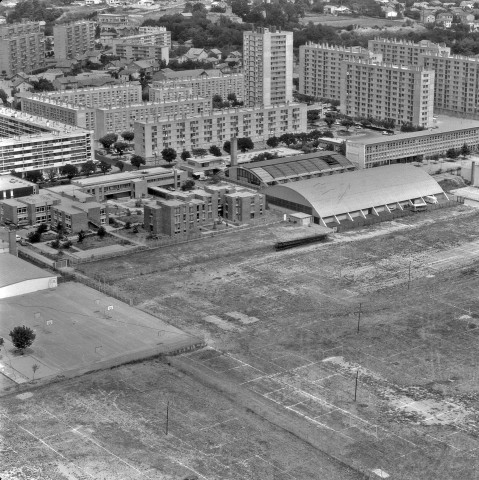 Vue aérienne du quartier du Polygone.