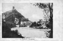 Pontaix. - Le village et la Drôme.