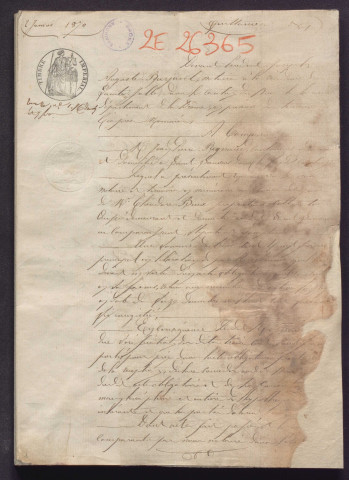 2 janvier-17 décembre 1870