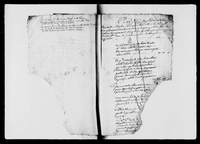 Livre de raison (29 septembre 1771-novembre 1846).