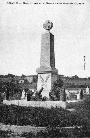 Grâne.- Le monument aux Morts.