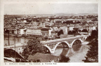 Le Pont Neuf et vue générale de la ville.