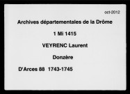 17 septembre 1743-19 mars 1744, 6 janvier-9 septembre 1745