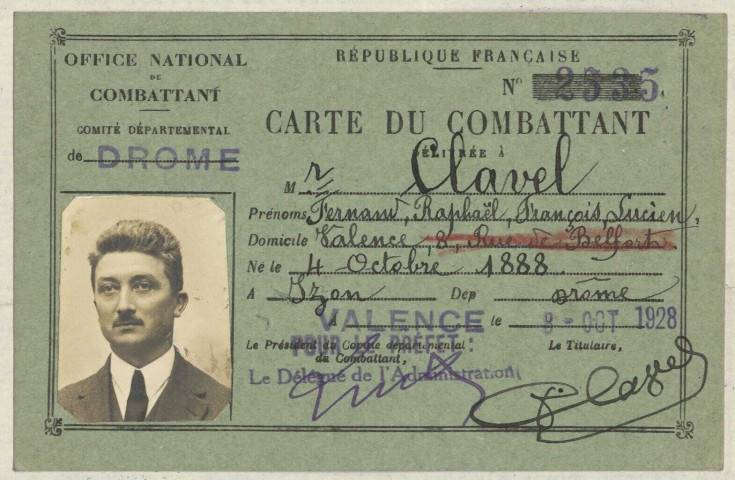 Clavel, Fernand Raphaël François Lucien