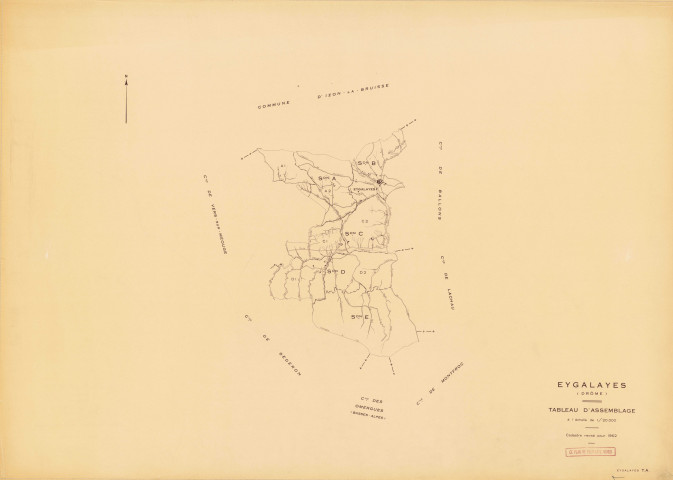Tableau d'assemblage. 1962.