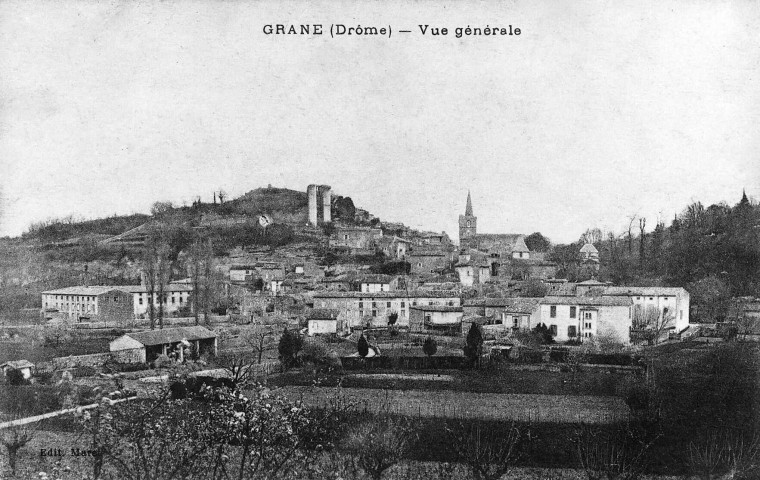 Grâne.- Vue du village.