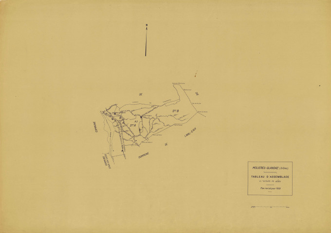 Tableau d'assemblage. 1933.