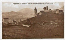 Les vestiges du château féodal.