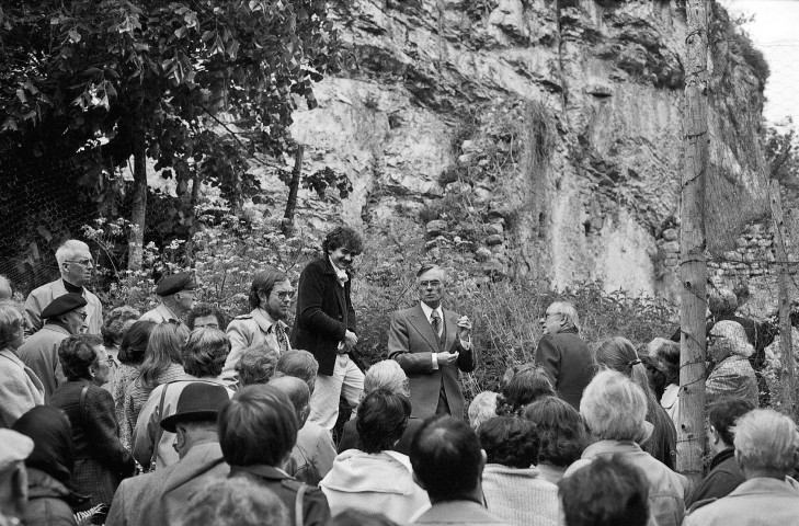 Châtillon-en-Diois.- Journée de l'association Histoire Archives Drômoises, la visite du village.