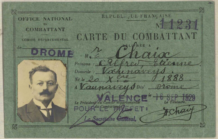 Chaix, Alfred Étienne