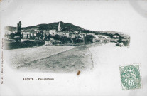 Aouste-sur-Sye.- Vue du village et de la Drôme.