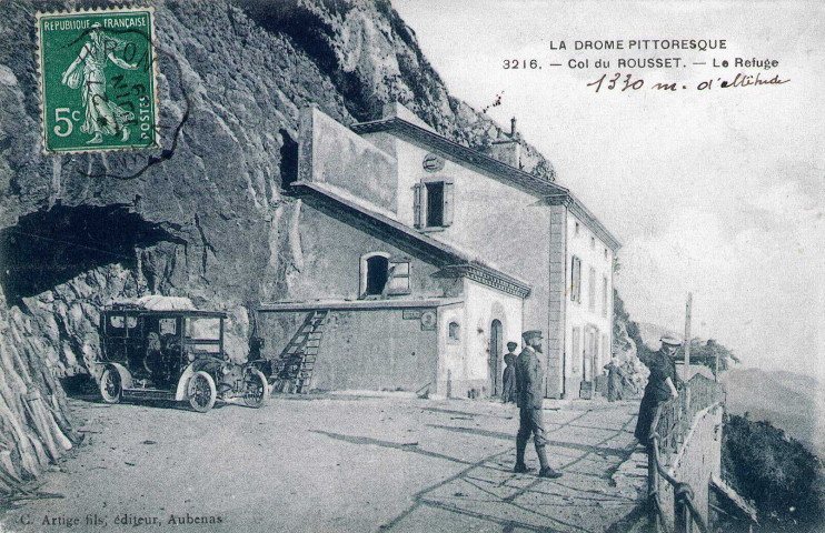 Le refuge du col du Rousset.